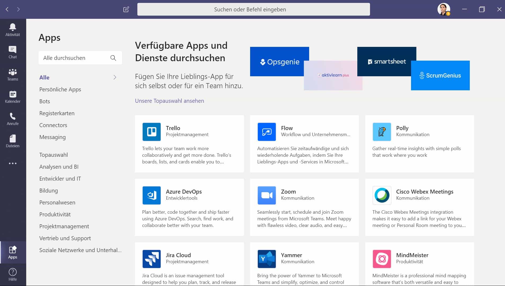 Microsoft Teams Apps